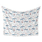 Whales & Lighthouse- Minky Blanket
