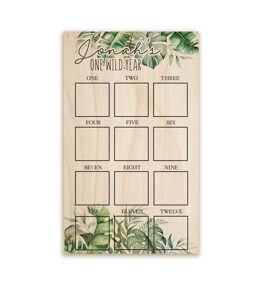 Wild One First Year Photo Board