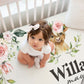 Highland Cow Personalized Crib Sheet
