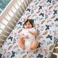 Butterflies Personalized Crib Sheet