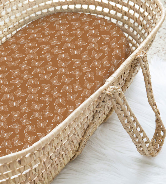 Boho Butterlfies Bassinet Universal Sheet