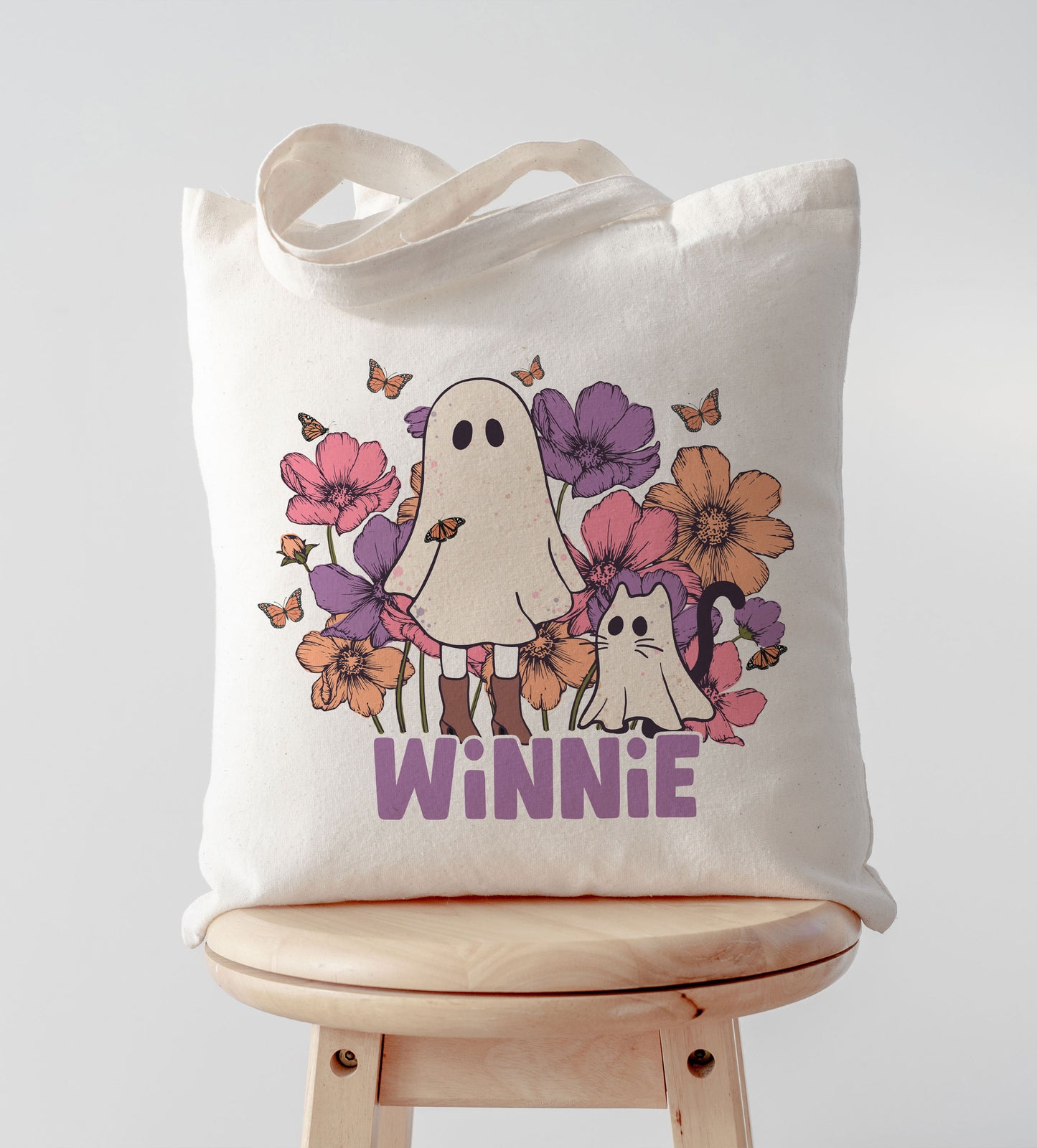 Personalized Name Halloween Trick or Treat Bag
