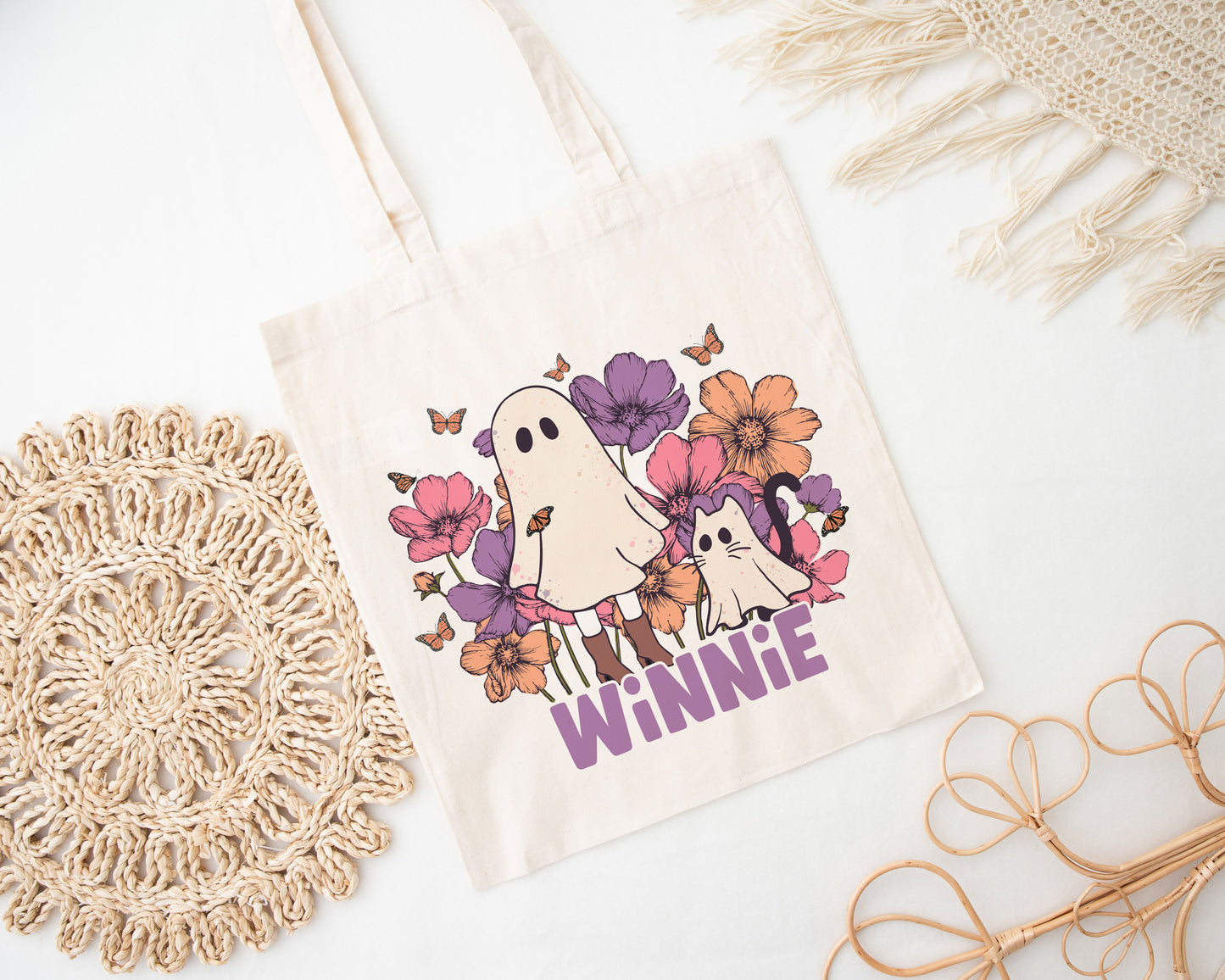 Personalized Name Halloween Trick or Treat Bag